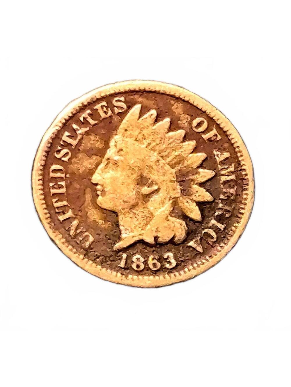 1863 Indian Head Penny #265